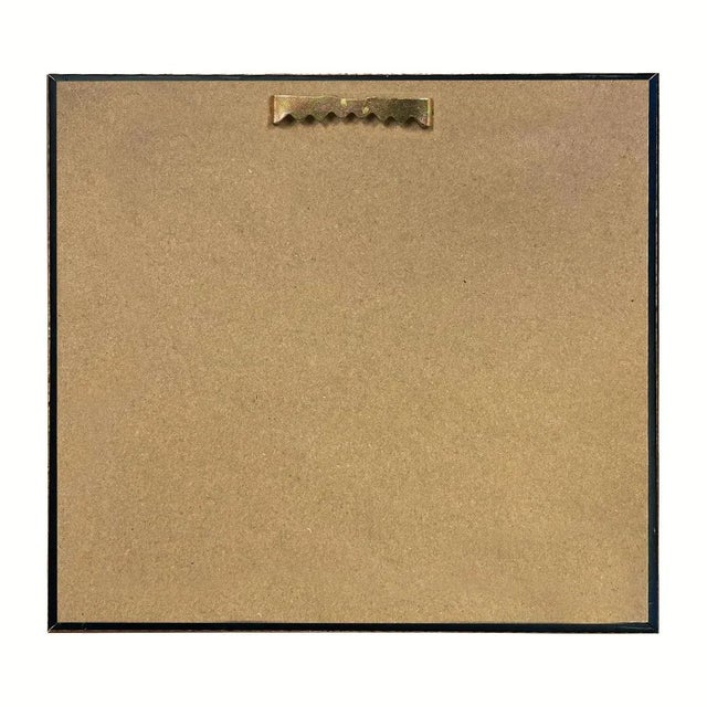 Hares and Young Framed 5x6" Oil Painting Print on Canvas For Sale - Image 4 of 4