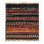 1950s Vintage Gabbeh Tribal Rug in Multicolor Striped Patterns For Sale