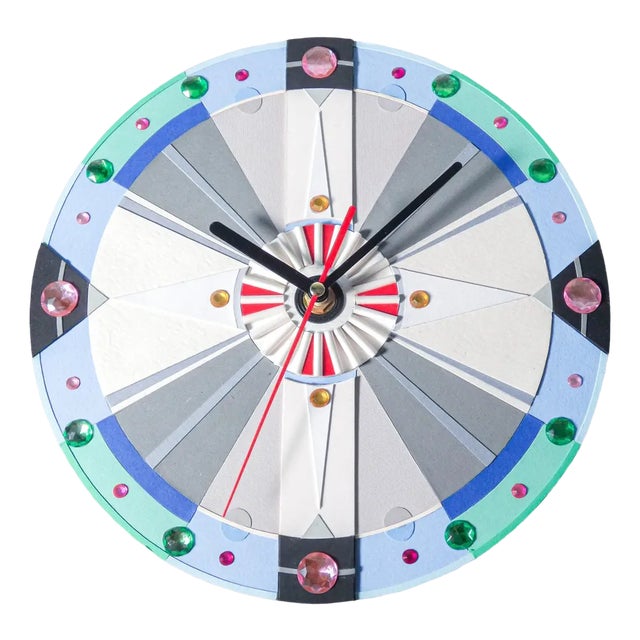 Wall Clock by Delcio For Sale