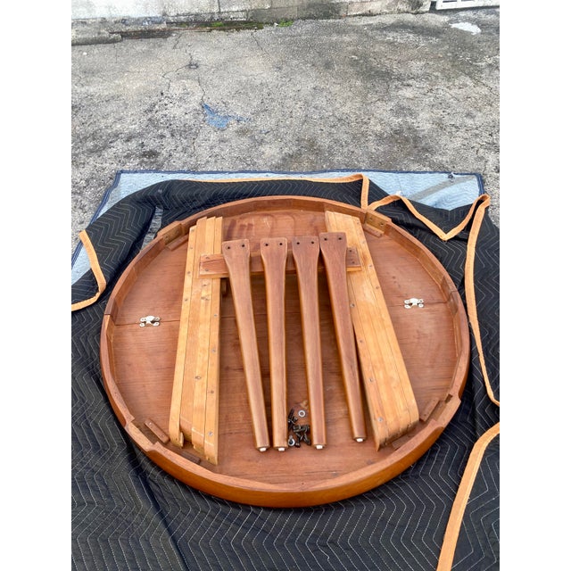 1960s Danish Teak Dining Table Designed by Ib Kofod-Larsen for Faarup . For Sale - Image 10 of 12