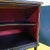 Brown Decorated Glass Vanity with Mirror and Gilt Inserts For Sale - Image 8 of 18