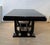 Black Art Deco Expandable Dining Table in Black Lacquer and Chrome, 1930 For Sale - Image 8 of 18