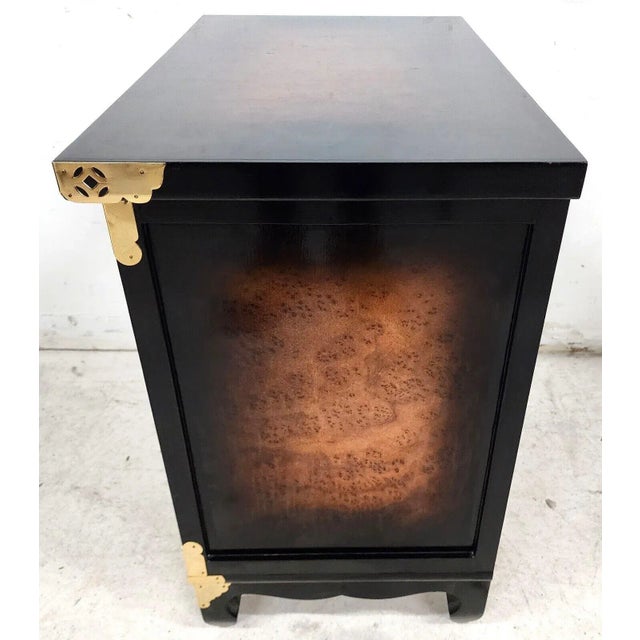 Asian Vintage Asian Side Table Nightstand For Sale - Image 3 of 8