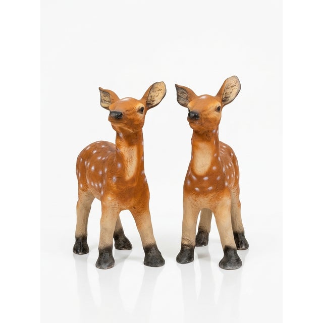 Vintage Large-Scale Acrylic Deer Figurine, 1950s, in Very Good conditions. Designed 1950 to 1959