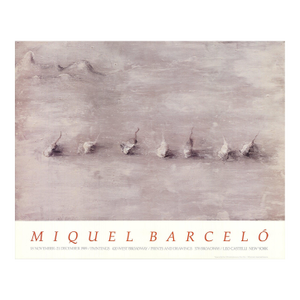 Miguel Barcelo Paysage Avec Sept Fruits, 1989