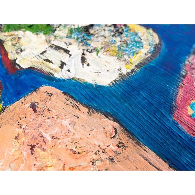 Flying Objects, Oil on Panel, Framed For Sale - Image 4 of 10