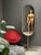 Not Yet Made - Made To Order Italian Freestanding Oval Mizar Mirror in Burnished Metal For Sale - Image 5 of 6