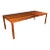 1960s Dyrlund of Denmark Mid Century Danish Parsons Tri-Wood Dining Table For Sale