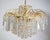 Large Hollywood Regency Swarovski Crystal Waterfall Chandelier, 1980s For Sale - Image 3 of 11