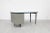 Metal Gispen Industrial "7804" Desk With Blue Drawer Fronts and Linoleum Writing Top For Sale - Image 7 of 13