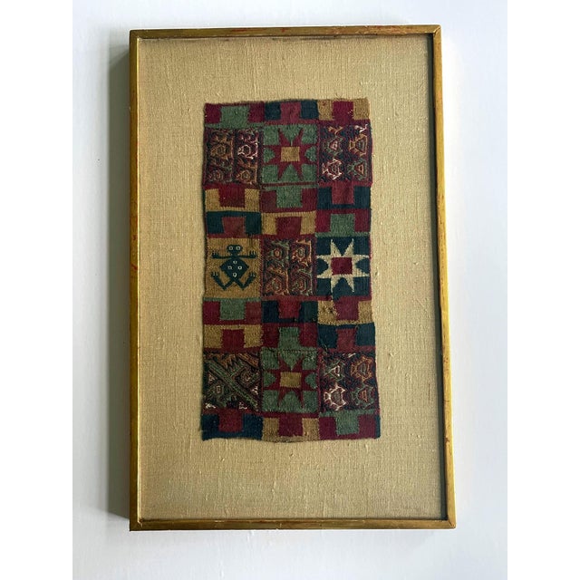 Two Framed Pre-Columbian Textile Fragments Inca Culture Peru For Sale - Image 12 of 15
