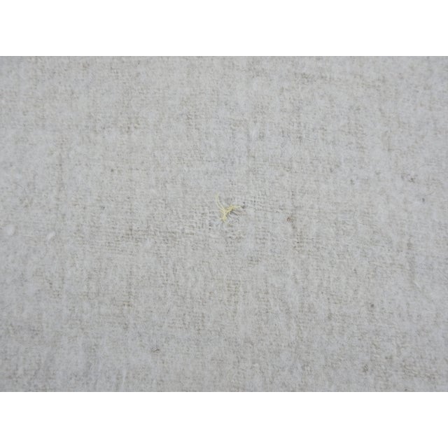 Textile Midcentury Turkish Flokati Natural Undyed Wool Rug For Sale - Image 7 of 10