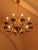 Metal Classicist Golden Bronze Chandelier with Ten Bulbs For Sale - Image 7 of 7