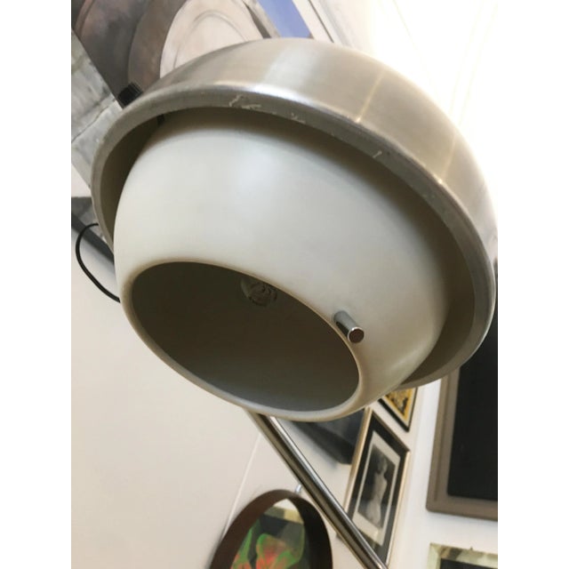 Silver Esperia Italian Space Age Floor Lamp, 1970s For Sale - Image 8 of 9