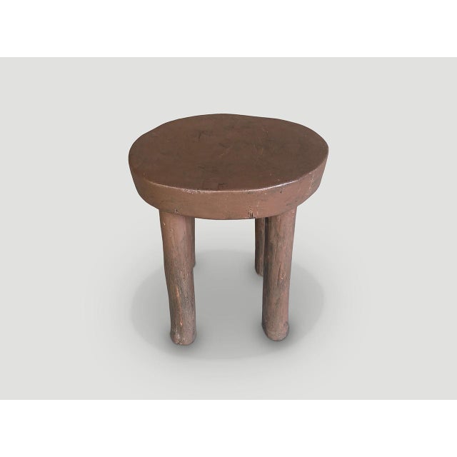 African Side Table or Stool For Sale - Image 4 of 5