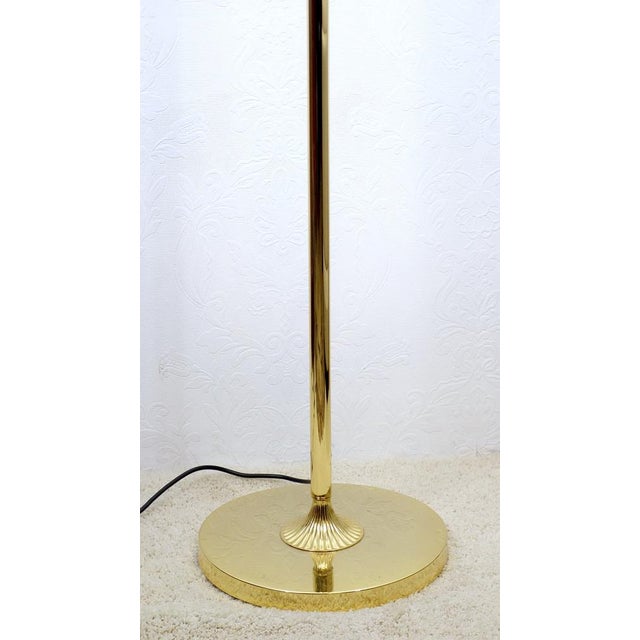 Gold-Plated Brass and Murano Glass Floor Lamp from Venini, 1990s For Sale - Image 13 of 17