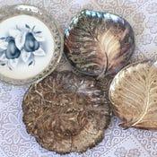 1950s Mixed Silver Plates or Platters Set With a German Platter - Wall Set - Set of 4 For Sale - Image 6 of 6