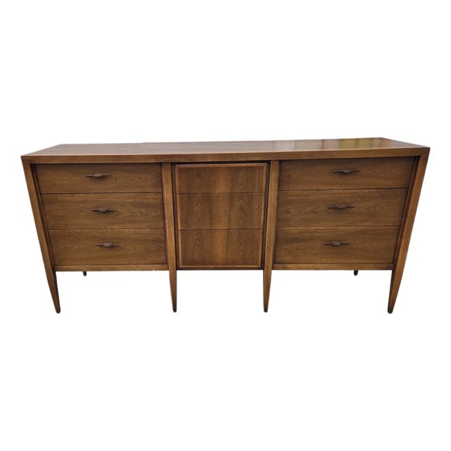 Vintage Danish Modern Century Furniture Dresser Chest Sideboard Rosewood Bronze For Sale