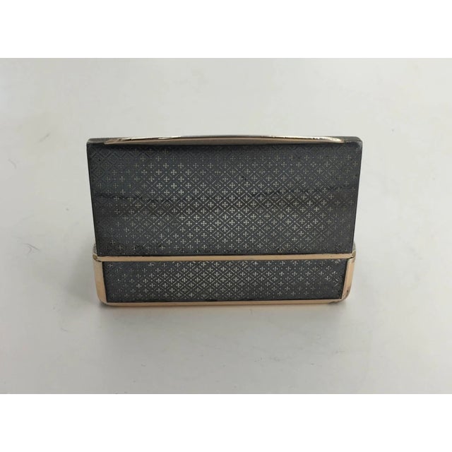 Neoclassical 19th Century Continental Niello and Silver Gilt Snuff Box For Sale - Image 3 of 7