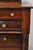 Antique American Empire Crotch Mahogany Step Back Tall Chest Dresser W/ Paw Feet For Sale - Image 10 of 12