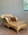 Vintage Coastal McGuire Woven Rattan Chaise Lounge For Sale In West Palm - Image 6 of 12