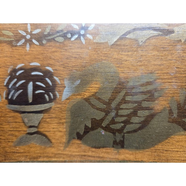 Vintage Classic Circa 1970s Ethan Allen Button Back Hitchcock Style Side Chair For Sale - Image 14 of 17