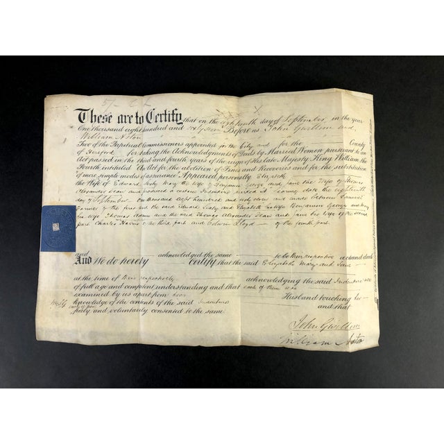 Paper 1867 English Document For Sale - Image 7 of 9