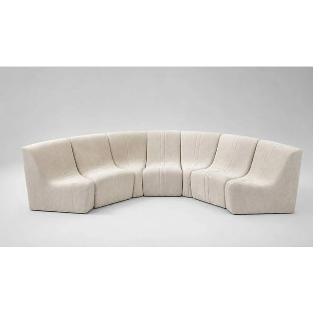 Vintage Beige Modular Sofa, 1970s, Set of 7 For Sale - Image 11 of 11