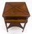 Theodore Alexander One Drawer Leather Top Folding Top Game Table MINT For Sale - Image 16 of 18