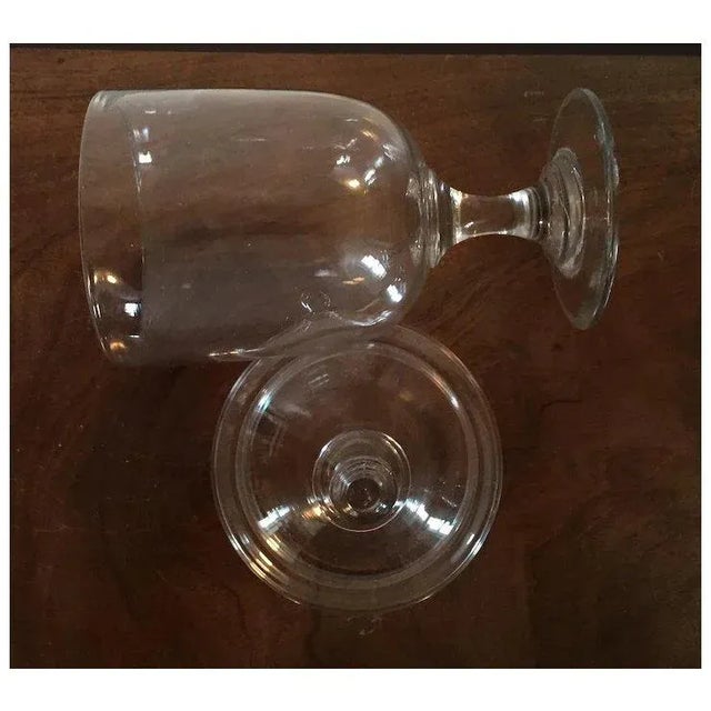 Antique 19th Century American Blown Glass Apothecary Vase Shaped Sucrier or Sugar Bowl Urn for Candy For Sale - Image 4 of 10