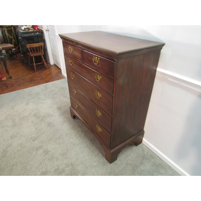 Kittinger Kittinger Williamsburg Adaptation Solid Mahogany Chest of Drawers For Sale - Image 4 of 10