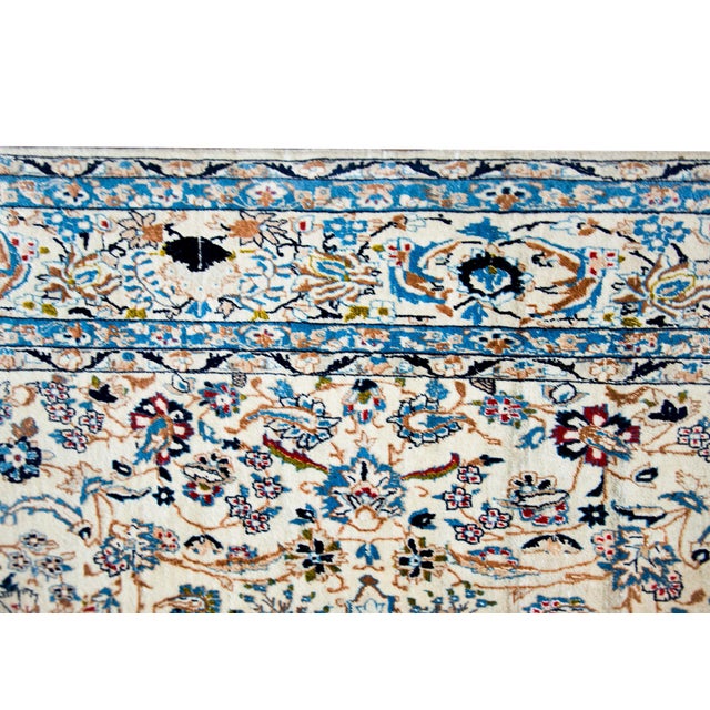Vintage Persian Naein Rug For Sale - Image 4 of 13