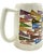 Mid 20th Century Vintage College University Pennants Ceramic Stein Mug For Sale - Image 5 of 11