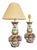 Antique Delft Polychrome Table Lamps from Royal Delft, Set of 2 For Sale