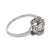 Mid 20th Century Retro 2.00 Carat Old Cut Diamond 14k White Gold Ring, Size 9.25 For Sale - Image 4 of 6