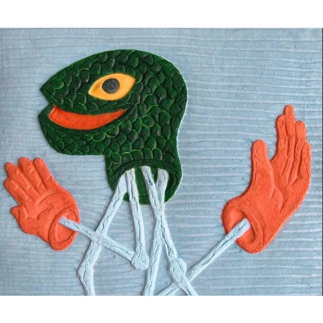 Herve Di Rosa (1959) La Salamandre, Original aquagravure on heavy handmade paper limited edition l'Estampe, 2019 Signed...