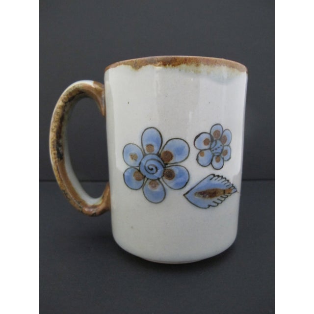 Incredibly sweet Vintage Ken Edwards Mexican pottery, coffee cup from the El Palomar studio in Tonalá, Mexico. Crafted in...