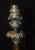 Victorian Bronze Table Lamp with Pink Empire Glass Shade, 1890 For Sale - Image 9 of 18