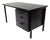Writing Desk in Black Stained Oak by Herbert Hirche for Christian Holzäpfel KG, Germany, 1960s For Sale