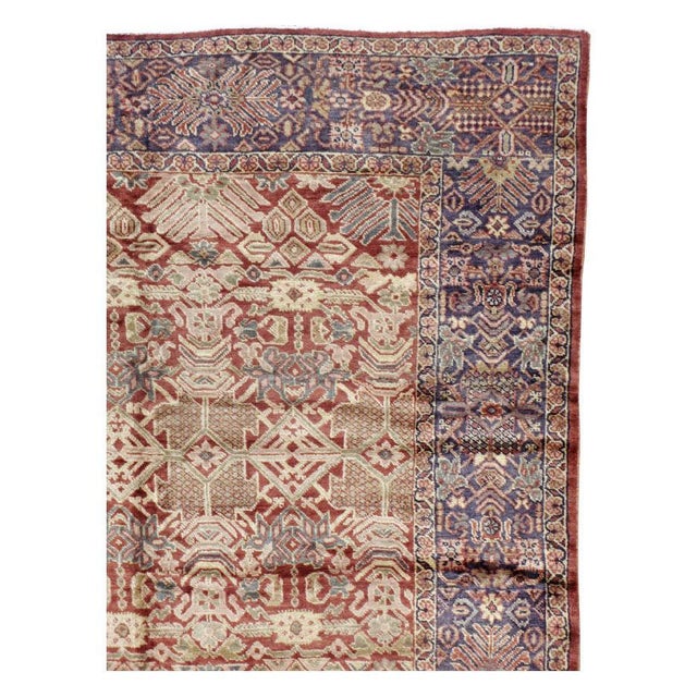 Galerie Shabab Collection Early 20th Century Persian Mahal Room Size Carpet For Sale - Image 4 of 10