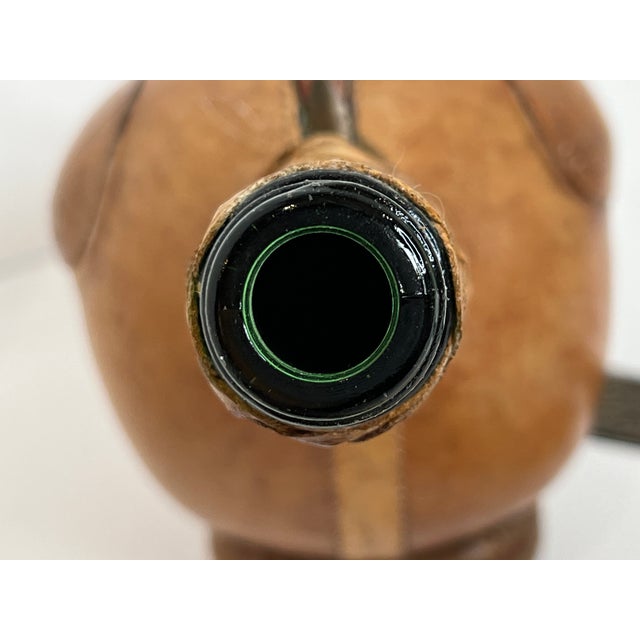 Vintage Italian Leather Duck Decantur For Sale - Image 10 of 13