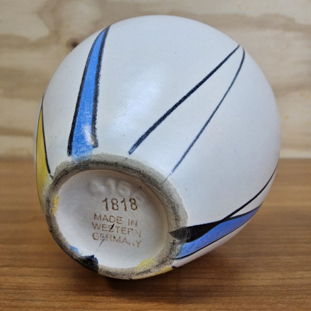 Modernist Ceramic Vase by Georg Schmider for Zeller Keramik, West Germany, 1950 For Sale - Image 14 of 15