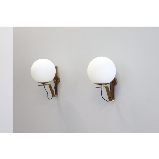 Four Wall Lights Model B464 by Sergio Asti for Candle, 1968, Set of 2 For Sale - Image 17 of 18
