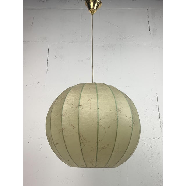 Mid-Century Space Age Cocoon Pendant Lamp by Achille Castiglioni, 1960s For Sale - Image 12 of 14