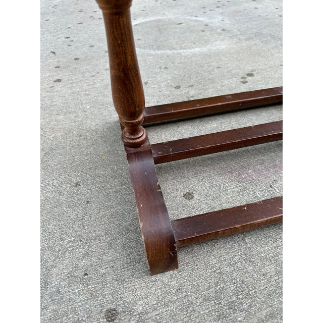 Wood 1970s Petite Wooden Mid Century Valet For Sale - Image 7 of 7