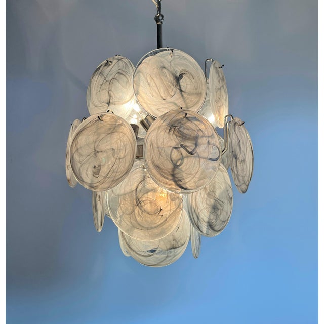 Vintage Italian Murano Chandelier, 1990s For Sale - Image 16 of 18