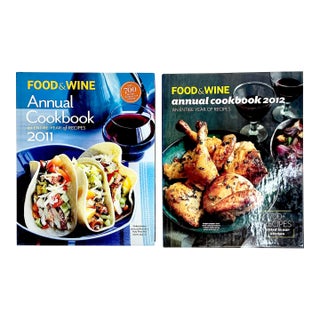 Americana Food & Wine Annual Cookbook, 2013 & 2014 - A Pair For Sale