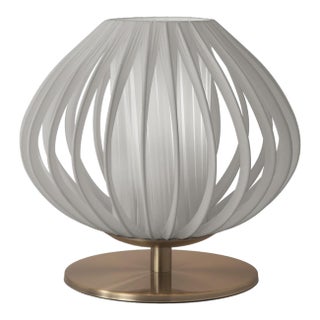 Bloom Accent Table Lamp - Weathered Brass For Sale