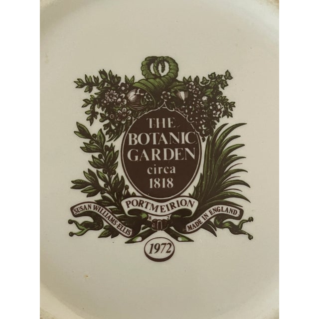 Shabby Chic Large Mixing Botanical Ceramic Bowl With Butterflies English For Sale - Image 3 of 6