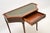 Antique Edwardian Writing Table with Leather Top, 1900s For Sale - Image 9 of 11